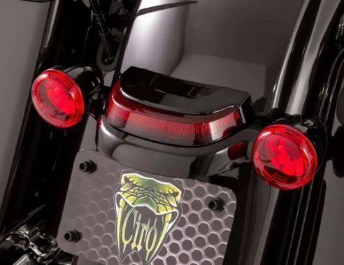 Ciro3D Crown Tail Light with Lightstrike Lighting